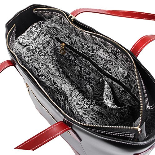 McKleinUSA SERAFINA 97565 Black Leather Women's Business Tote