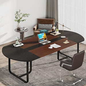 LITTLE TREE 70.86'' Curved Extra Large Executive Desk
