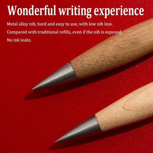 YOUXOU Eternal Pen, No Ink Metal Pen, Endless Writing Pen, Log Metal Eternal Pen, Home Office School Supplies (Color : C)