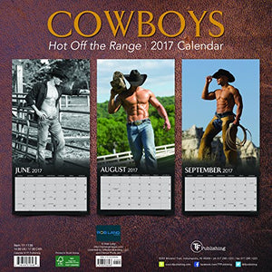 2017 Cowboys Hot Off the Range Wall Calendar