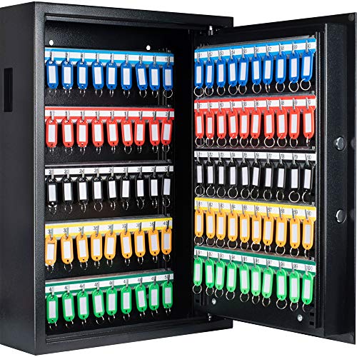 BARSKA Digital Keypad Key Cabinet Safe, Black (AX13370)