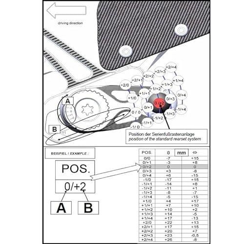 INSTR Carbon Fiber Rearset Footrest Pegs for Y&amaha YZF-R1 R1M - 2021-2023 Accessoires