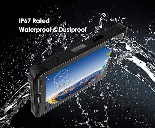 Vanquisher Enterprise Tablet PC with Barcode Scanner, 8-inch IP67 Waterproof Zebra Scan Engine, Wi-Fi & 4G