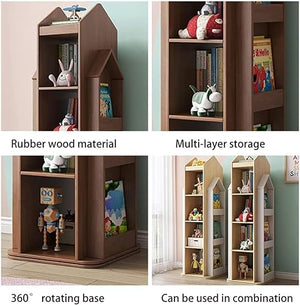 NeziH Castle Shape Children's Bookcase Organizer