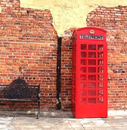 The King's Bay Red British London Telephone Booth Cast Iron Replica