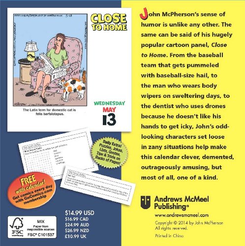 Close to Home 2015 Day-to-Day Calendar