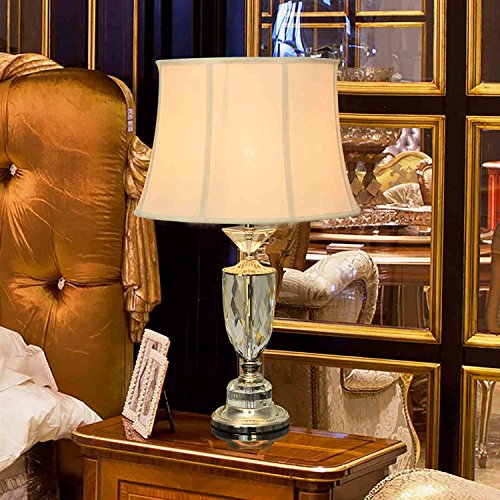 505 HZB European Crystal Lamp Bedroom Living Room Lamp Bedside Lamp Creative Study