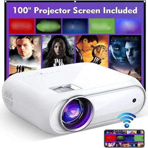 None SMTYY Projector 080P BL108 Support 4K Home Bedroom Mobile Phone Screen Smart TV Theater Projector Portatil for Android