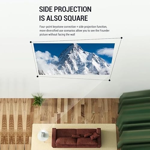 BAILAI MINI LCD Projector 720P Portable Home Theater Office Conference Projector