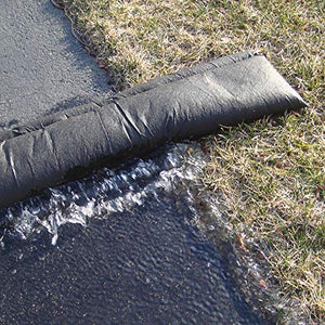 Quick Dam QD65-26 Water-Activated Flood Barriers, 5-ft, Black