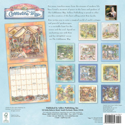 The Cobblestone Way, Paintings by Kim Jacobs 2015 Wall Calendar