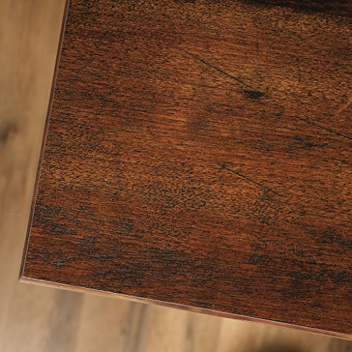 Sauder 420475 Harbor View Computer Desk, L: 62.21" x W: 23.50" x H: 57.36", Curado Cherry Finish
