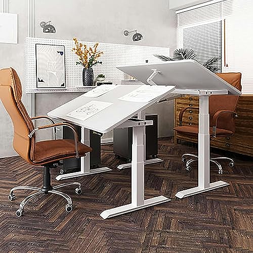 CNAOHGHN Tiltable Drafting Desk for Artists, Electric Lifting Table