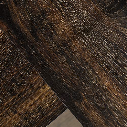 Sauder 422710 Barrister Lane L-Desk, Iron Oak Finish