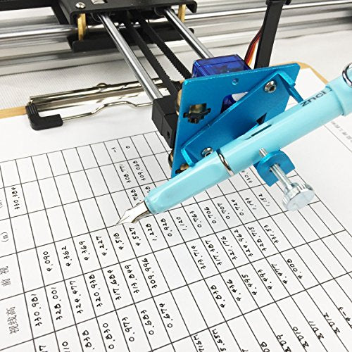 Robot House A3 Working Area Metal Drawing Robot Kit Writer XY Plotter iDraw Hand Writing Robot Kit Based on 3D Printer Corexy or Hbot Structure Support Laser Engraving