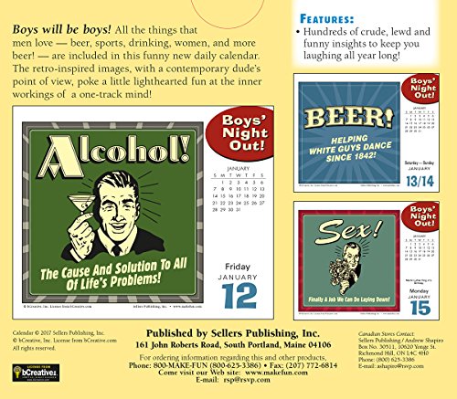 Boys' Night Out! 2018 Calendar