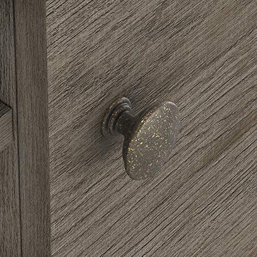 Bush Furniture Yorktown Desk Hutch, 60W, Restored Gray