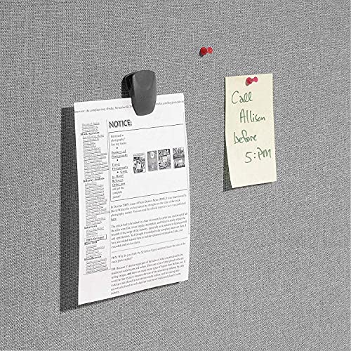 Global Industrial Office Partition Panel with Partial Window, Gray