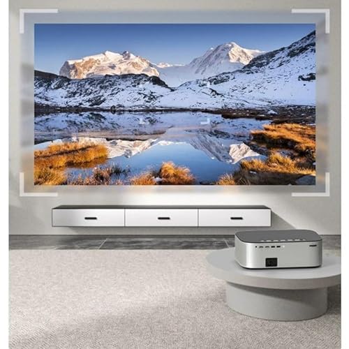 None Home Theater Movie TV Projector Portable Wall Projection