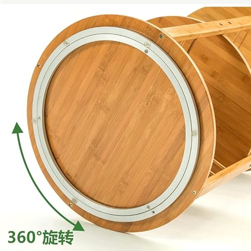 Rotating Bookshelf Bookcase Multi-Layer Storage Rack