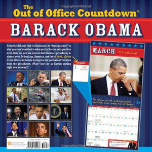 2015 Barack Obama Out of Office Calendar Countdown Wall Calendar: The End Is Near