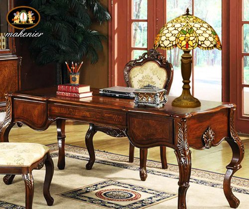 Tiffany Europaische retro style hand-painted stained glass table lamp
