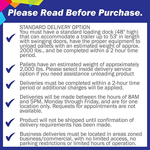 Hammermill Paper, Great White 30% Recycled Printer Paper, 8.5 x 11 Paper, Letter Size, 20lb, 92 Bright, 1 Pallet, 40 Cases (086700P) LOADING DOCK DELIVERY