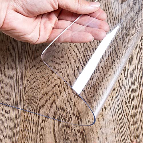 ZHOUHONG Clear Hard-Floor Chair Mat - Waterproof Office Chair Mat for Carpet - Multiple Sizes