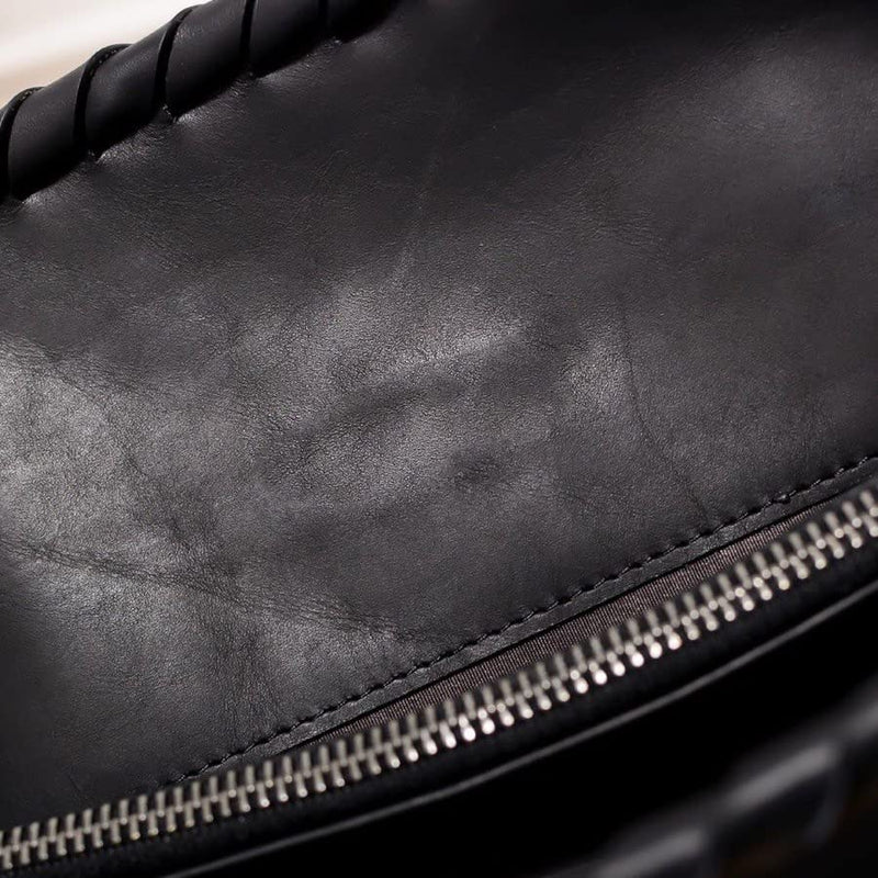 SFFZY Men's Briefcase Leather Business Handbag Leather Shoulder Messenger Bag Men's Computer Bag (Color : A)