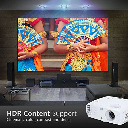 ViewSonic PX727-4K 4K Projector with HDR Support, Rec. 709 RGBRGB, and HDMI Ideal for Home Theater (Renewed)