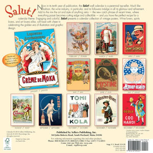 Salut! Vintage Poster Art 2015 Wall Calendar (English and French Edition)
