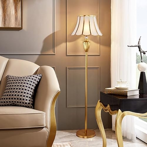 EESHHA Brass Floor Lamp 45CMx145CM for Living Room and Bedroom