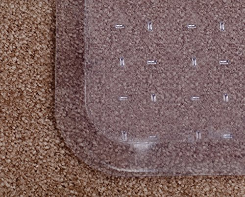 American Floor Mats Premium Thickness Chair Mat - 60" x 72" Rectangle | 1/5 Inch Thickness for Thick Carpet | Easy Chair Roll | No-Crack Guarantee