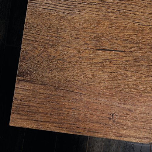 Sauder 420606 Palladia L-Shaped Desk, L: 68.74" x W: 65.12" x H: 29.61", Vintage Oak finish