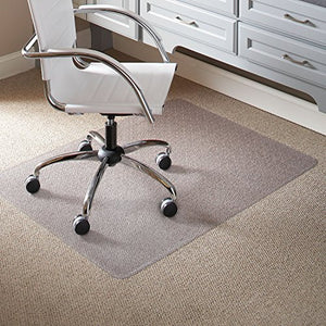 ES Robbins Extra High Pile Carpet ChairMat, 72"x96" Rectangle - Straight Edge