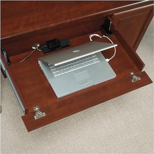 Bowery Hill Traditional Cherry Computer Credenza - Home Office Desk