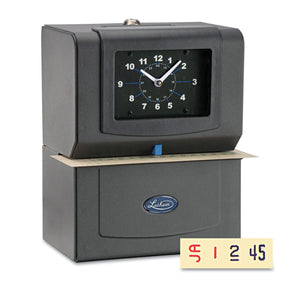 Lathem Automatic Time Clock for Month, Date, AM/PM, Hours (1 -12) and Minutes (4001)