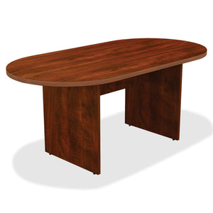 Lorell 34374 Chateau Conference Table, Cherry Laminate