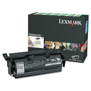 Lexmark Extra High Yield Return Program Toner Cartridge for US Government, 36000 Yield (T654X41G)