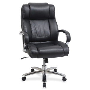 Lorell 99845 Big & Tall Chair, 45.8" x 30.3" x 22.9", Black