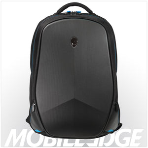 Dell Alienware 15" Vindicator Backpack Black/Red - Made with High-Density Nylon - Reinforced, Weather Resistant, Non-Slip Base - Not Compatible with Alienware 15" R3 Models